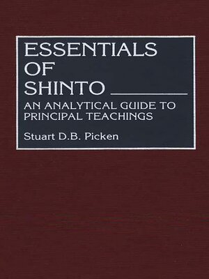 cover image of Essentials of Shinto